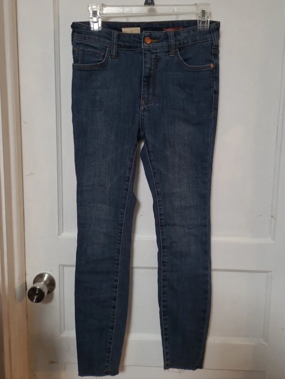 Anthropologie Pilcro High Rise Stretch Skinny Jeans 27 Or 4